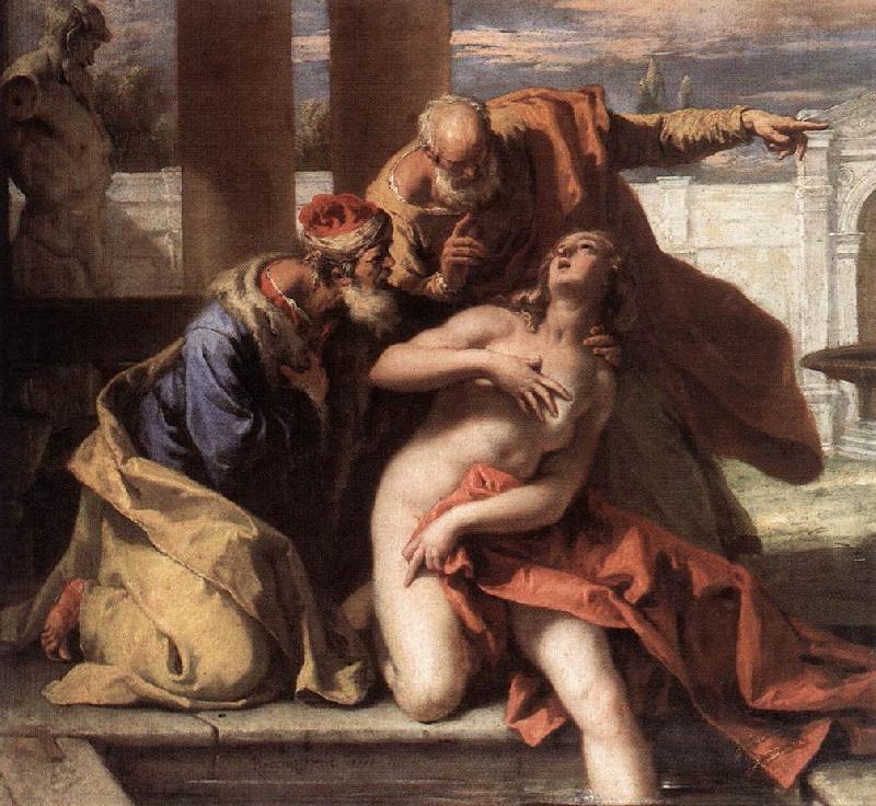 RICCI, Sebastiano Susanna and the Elders